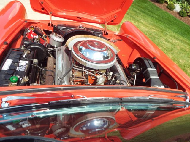 1956 Fiesta Red Ford Thunderbird Convertible
