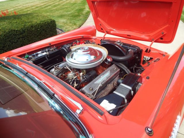 1956 Fiesta Red Ford Thunderbird Convertible