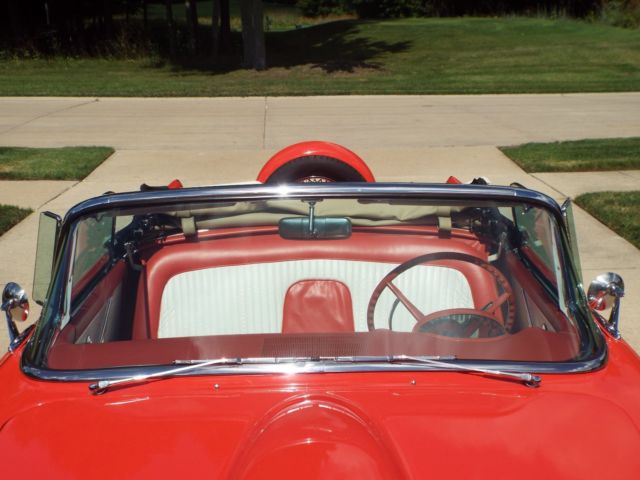 1956 Fiesta Red Ford Thunderbird Convertible
