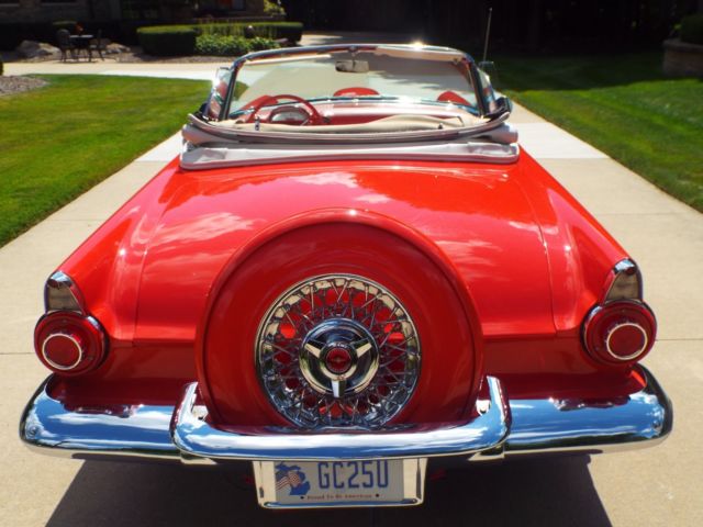 1956 Fiesta Red Ford Thunderbird Convertible