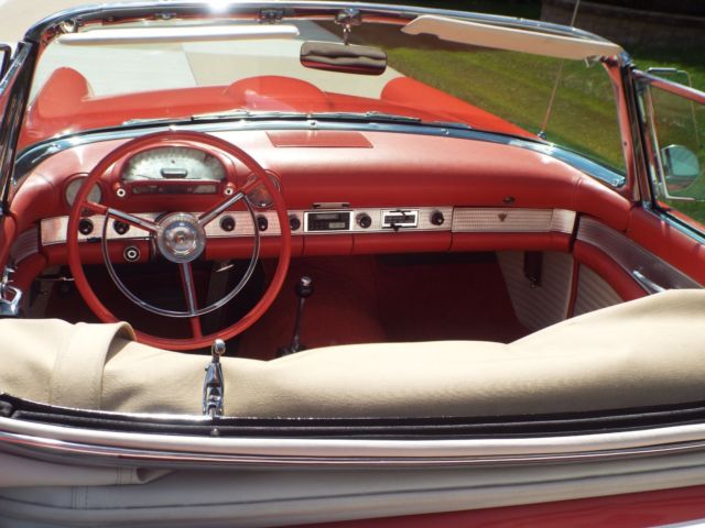 1956 Fiesta Red Ford Thunderbird Convertible