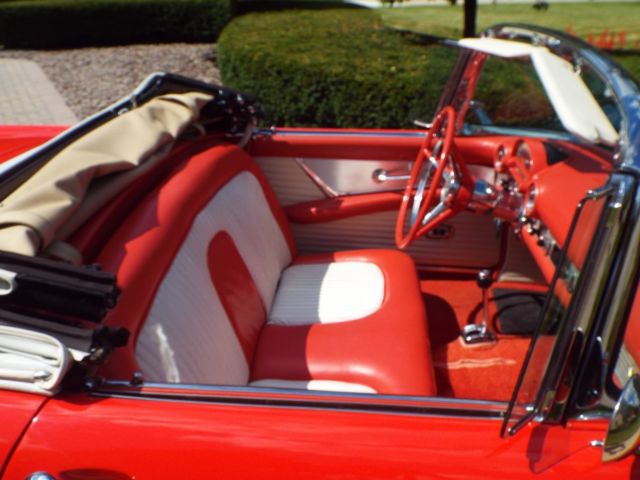 1956 Fiesta Red Ford Thunderbird Convertible