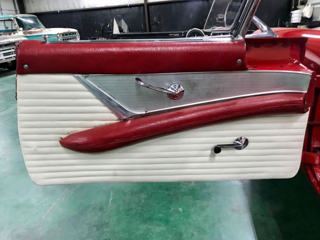 1956 Red Ford Thunderbird Coupe