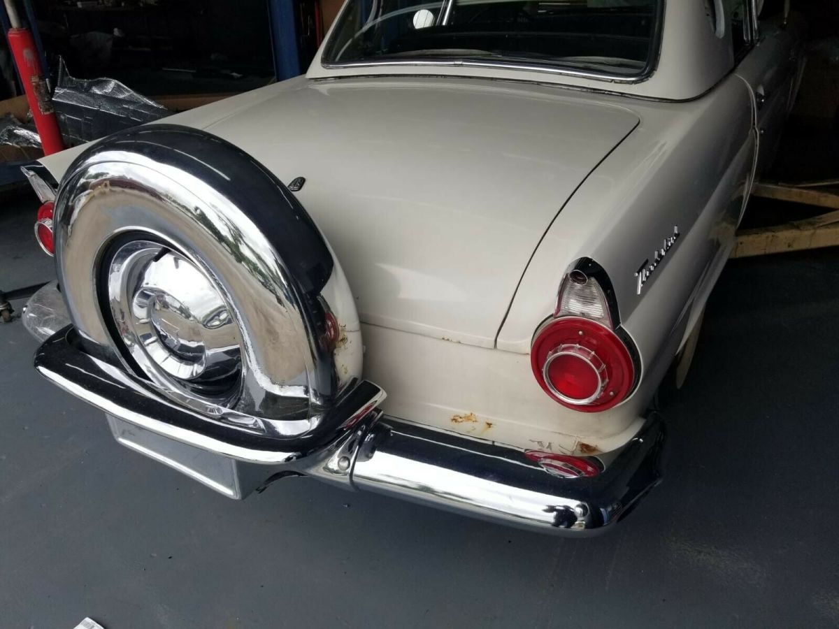 1956 WHITE Ford Thunderbird Convertible