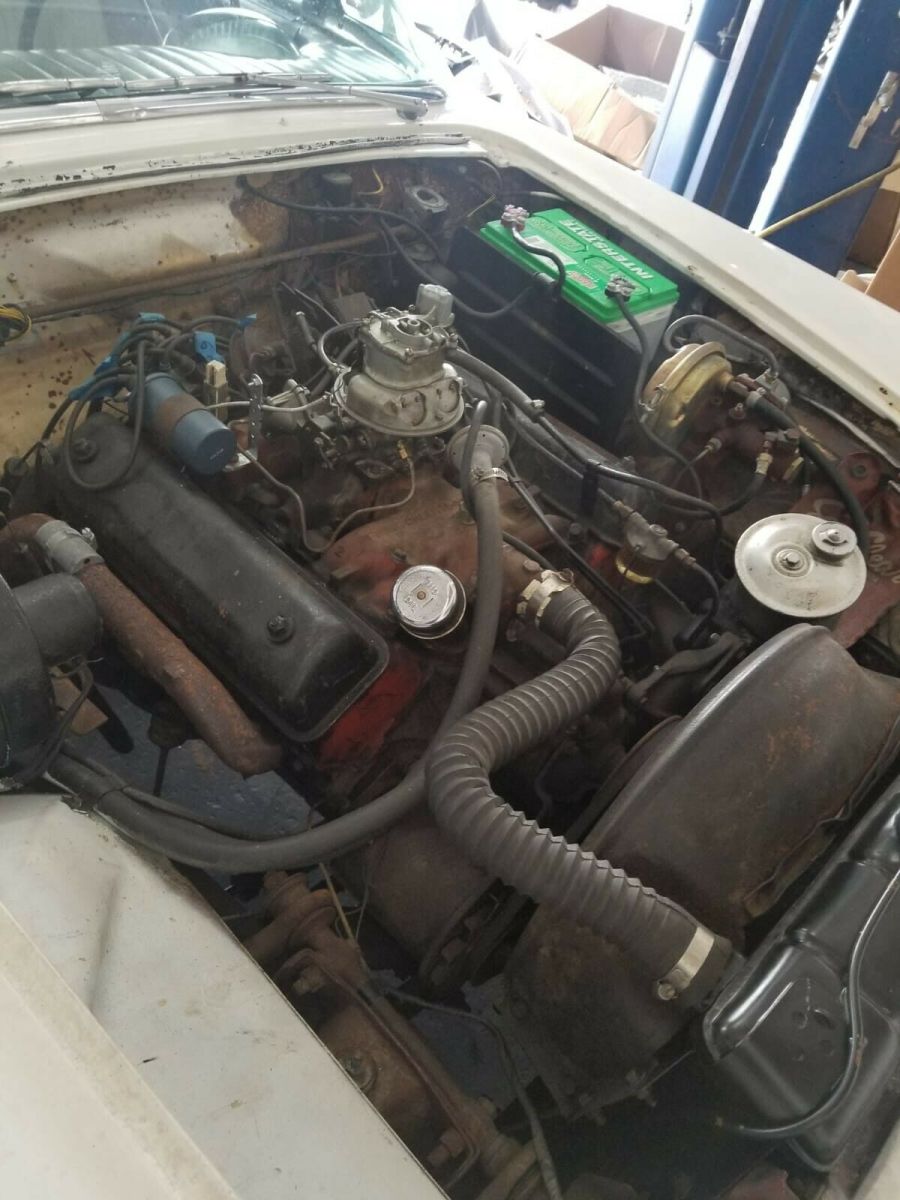 1956 WHITE Ford Thunderbird Convertible