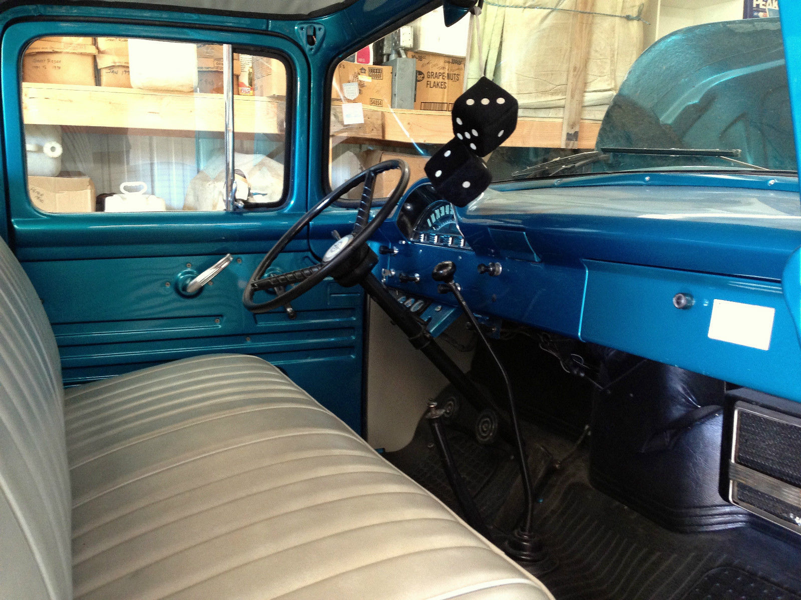 1956 TEAL BLUE Ford F-250 Flatbed
