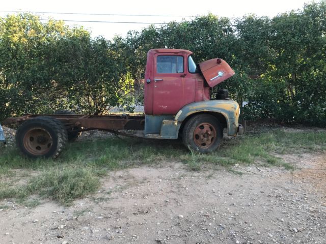 1956 Red Ford C500 COE Truck
