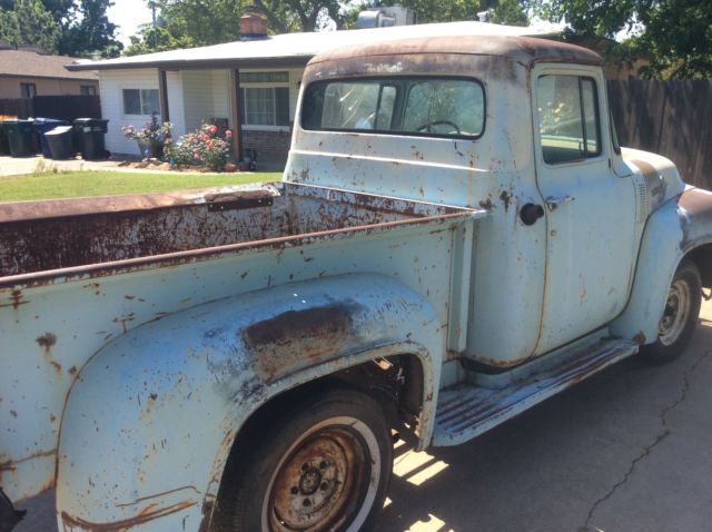 1956 Blue Ford F-100 Cab & Chassis