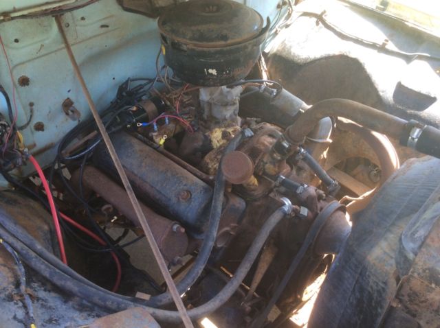 1956 Blue Ford F-100 Cab & Chassis