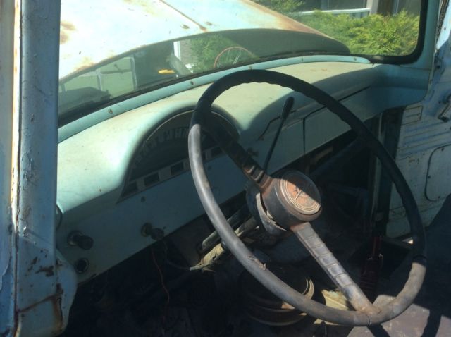 1956 Blue Ford F-100 Cab & Chassis