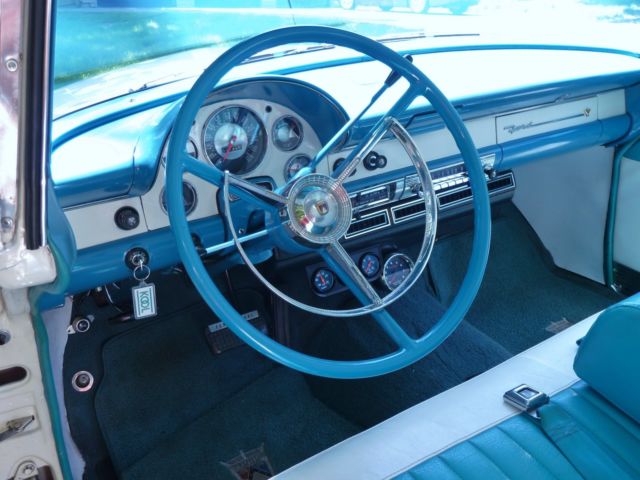 1956 Blue Ford Fairlane Coupe