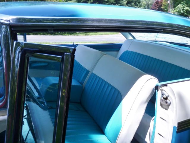 1956 Blue Ford Fairlane Coupe
