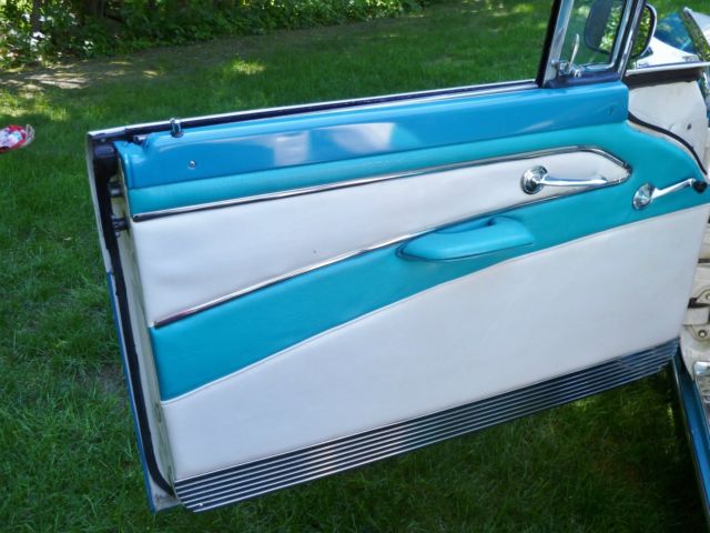 1956 Blue Ford Fairlane Coupe