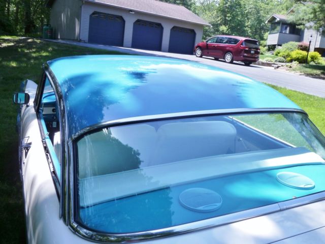 1956 Blue Ford Fairlane Coupe