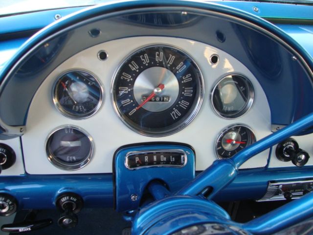 1956 Blue  /  White Ford Other Sedan