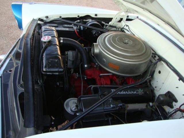 1956 Blue  /  White Ford Other Sedan