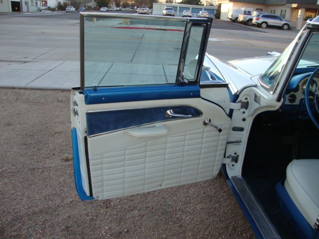 1956 Blue  /  White Ford Other Sedan