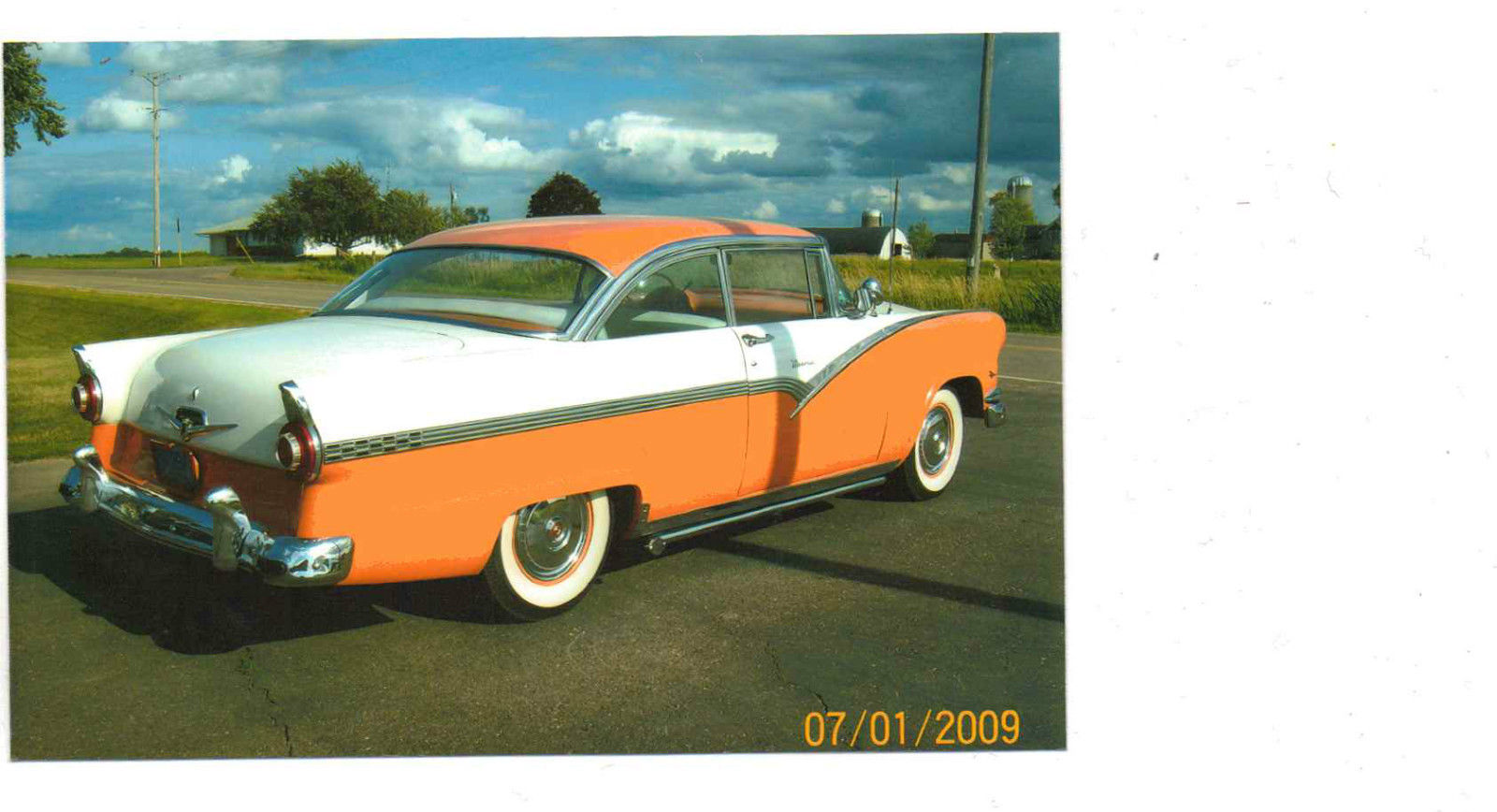 1956 Orange/White Ford Other U/K