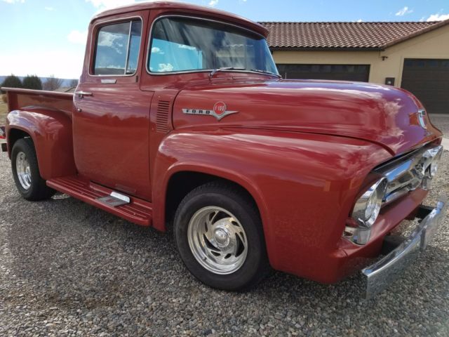 1956 Chianti Red Metallic Ford F-100 Cab & Chassis