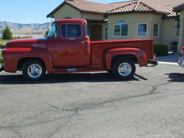 1956 Chianti Red Metallic Ford F-100 Cab & Chassis