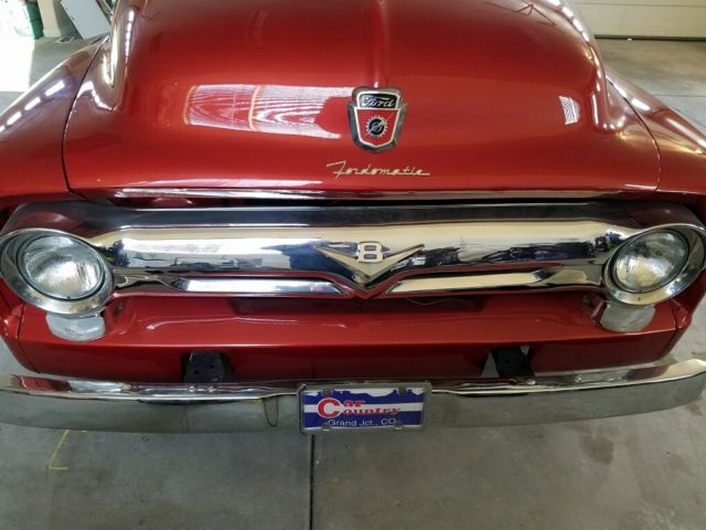 1956 Chianti Red Metallic Ford F-100 Cab & Chassis