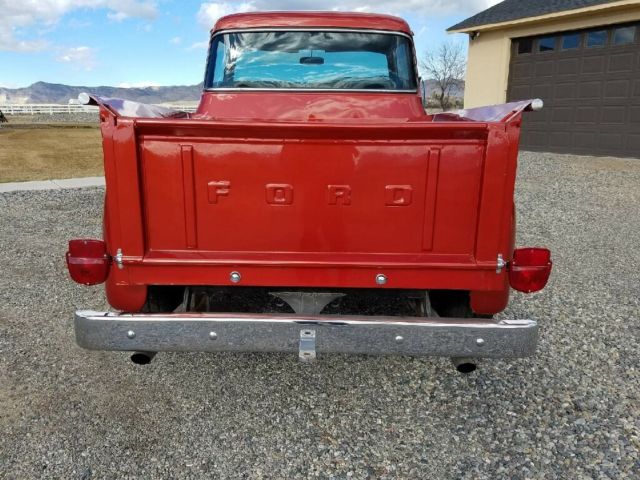 1956 Chianti Red Metallic Ford F-100 Cab & Chassis