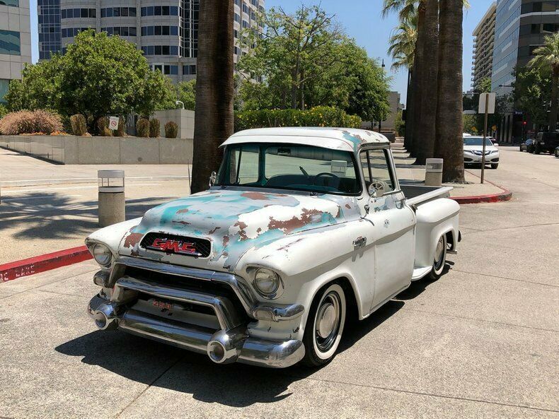 1956 White GMC Apache Pickup (Truck)