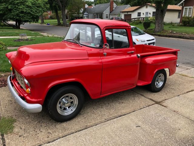 1956 Red GMC 150 Step Side Pickup