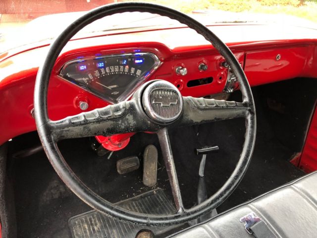 1956 Red GMC 150 Step Side Pickup
