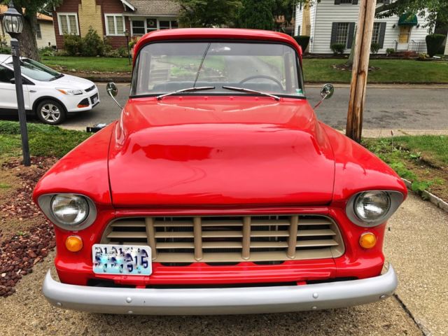 1956 Red GMC 150 Step Side Pickup