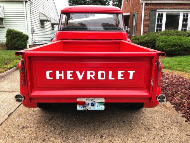 1956 Red GMC 150 Step Side Pickup