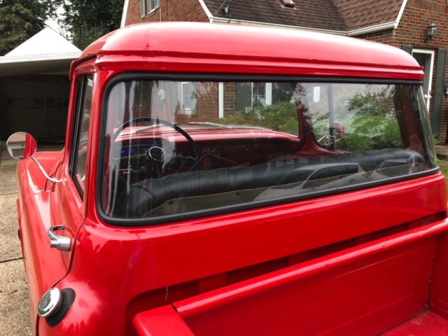 1956 Red GMC 150 Step Side Pickup