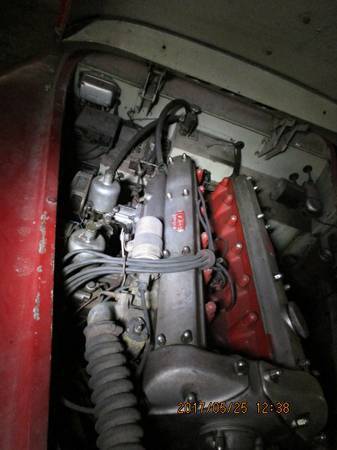 1956 Red Jaguar XK Convertible