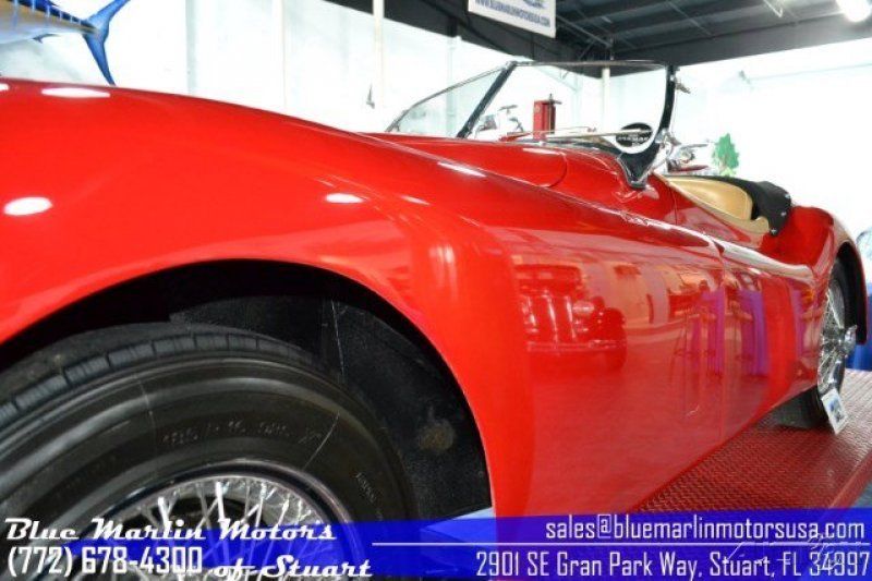 1956 Red Jaguar XK Convertible
