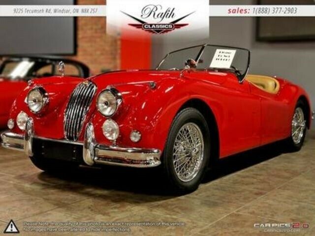 1956 Red Jaguar XK --