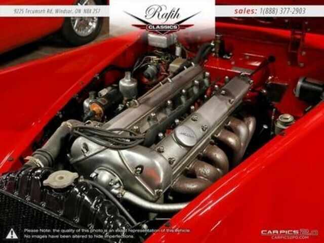 1956 Red Jaguar XK --