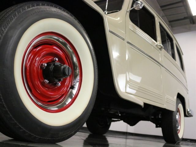 1956 Tan Willys Station Wagon