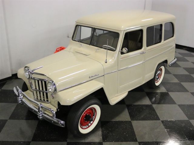 1956 Tan Willys Station Wagon