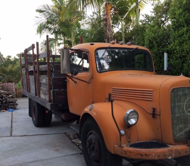 1956 Orange Mercedes-Benz L312 2.5 Ton Truck