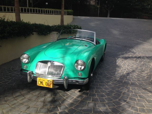 1956 tyrolite green MG MGA