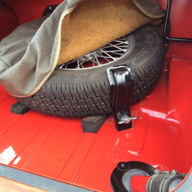 1956 Red MG MGA Convertible