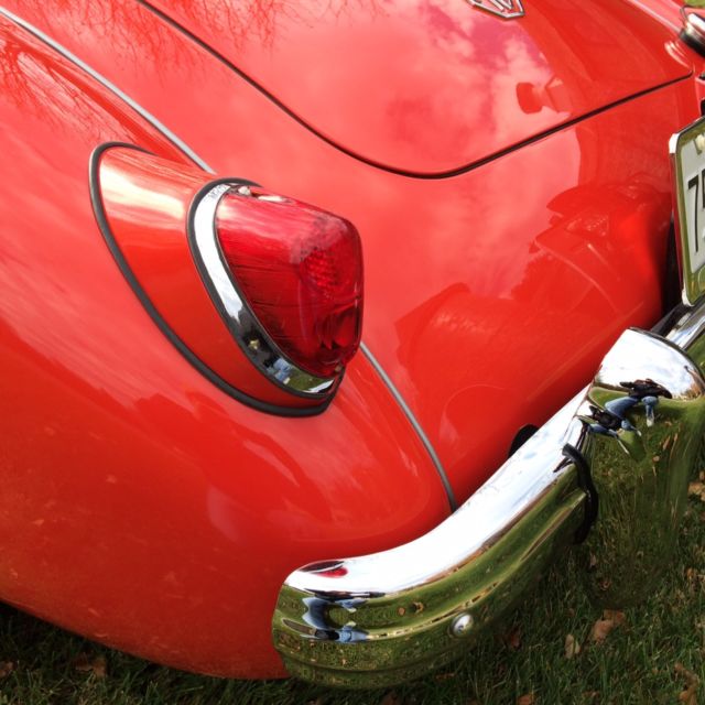 1956 Red MG MGA Convertible