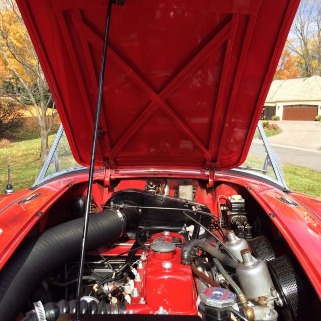 1956 Red MG MGA Convertible