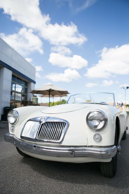 1956 White MG MGA Coupe