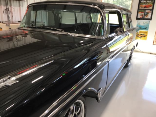 1956 Black Chevrolet Nomad