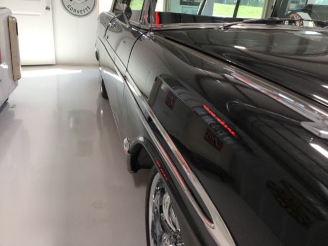 1956 Black Chevrolet Nomad