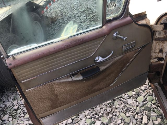 1956 brown/white Oldsmobile Ninety-Eight 4-dr. hardtop