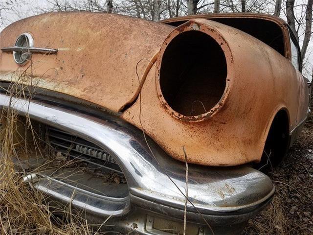 1956 Black Oldsmobile 98 Holiday Coupe --