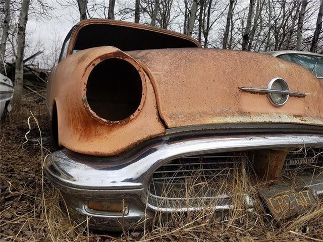 1956 Black Oldsmobile 98 Holiday Coupe --