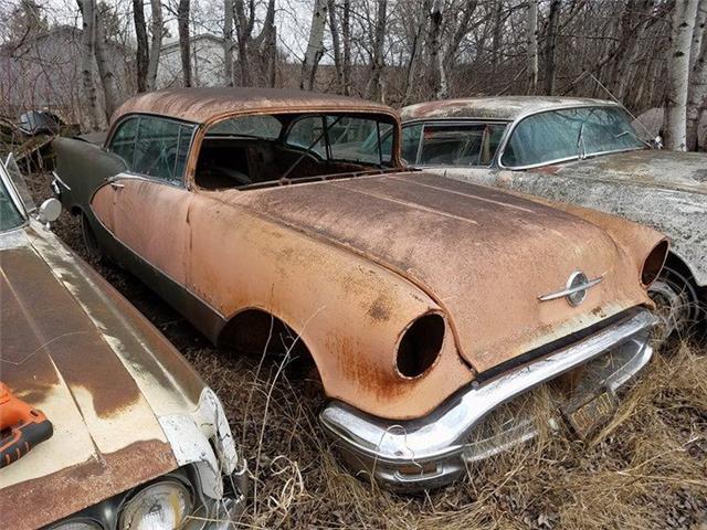 1956 Black Oldsmobile 98 Holiday Coupe --